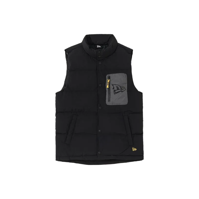New Era Vests Unisex Black-0