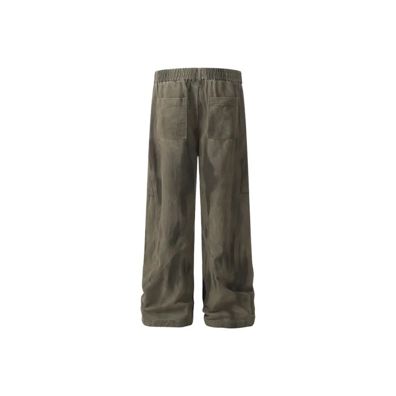FLIM Casual Pants Unisex Green-1