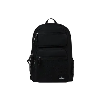 SPALDING Polyester Backpack Large Size Unisex Black