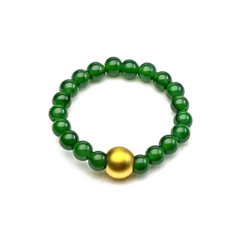Oriental Jade Ice Type Jadeite Rings Women's-0