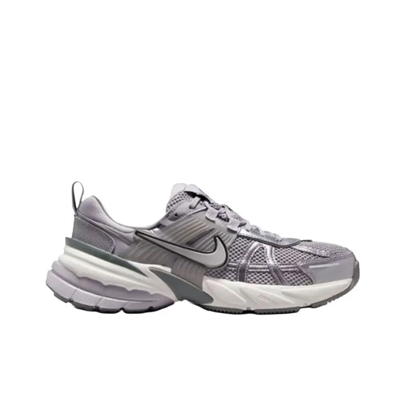 Nike V2K Run Anti Slip Wear Resistant Low Top Casual Running Shoes Women's Gray-1