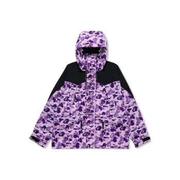 A BATHING APE SS24 Windbreaker Jacket Unisex Purple