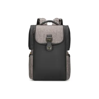 CROSSGEAR Membrana Dermalis With Linen Cloth Backpack Men's Black Gray