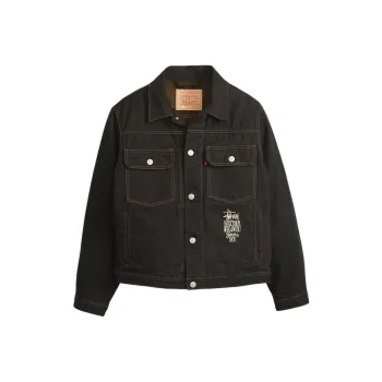 Stussy X Levi's Crispy Rinse Trucker Jacket