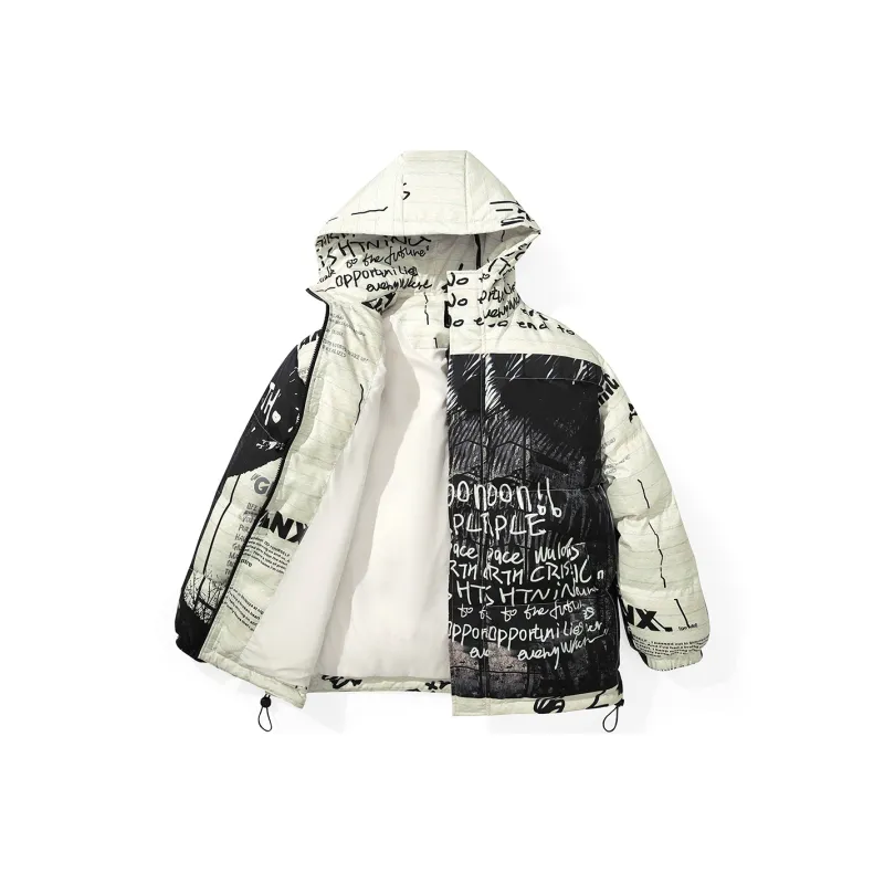 GENANX Down Jackets Unisex Individual Print-0