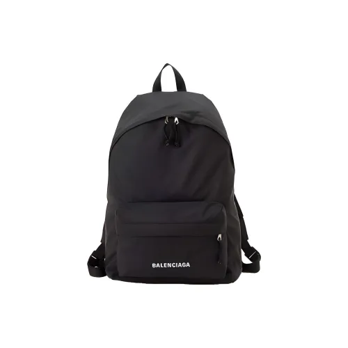 Balenciaga Polyester Backpack Men's Black