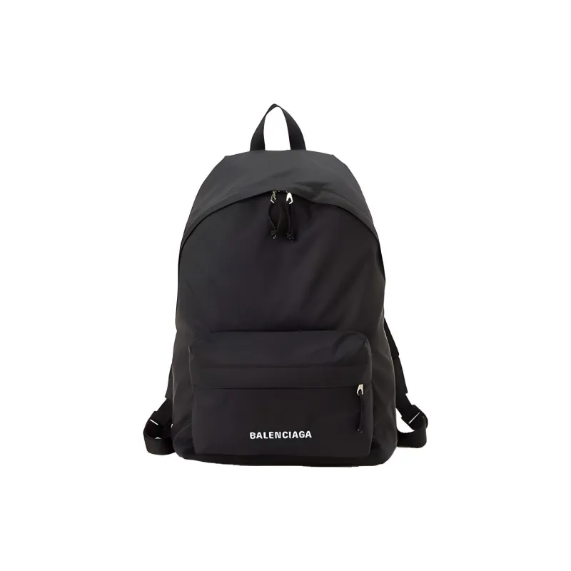 Balenciaga Polyester Backpack Men's Black-0