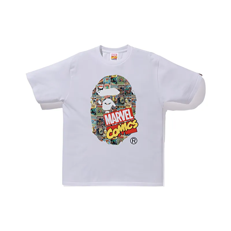 Bape X Marvel Comics Ape Head Tee-0