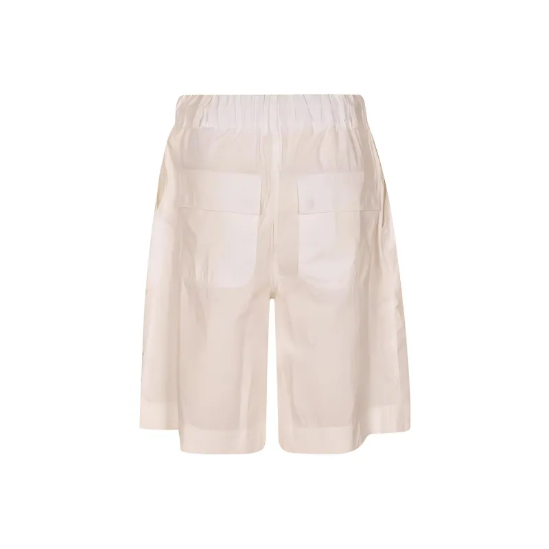 Moncler High Waisted Drawstring Shorts-1