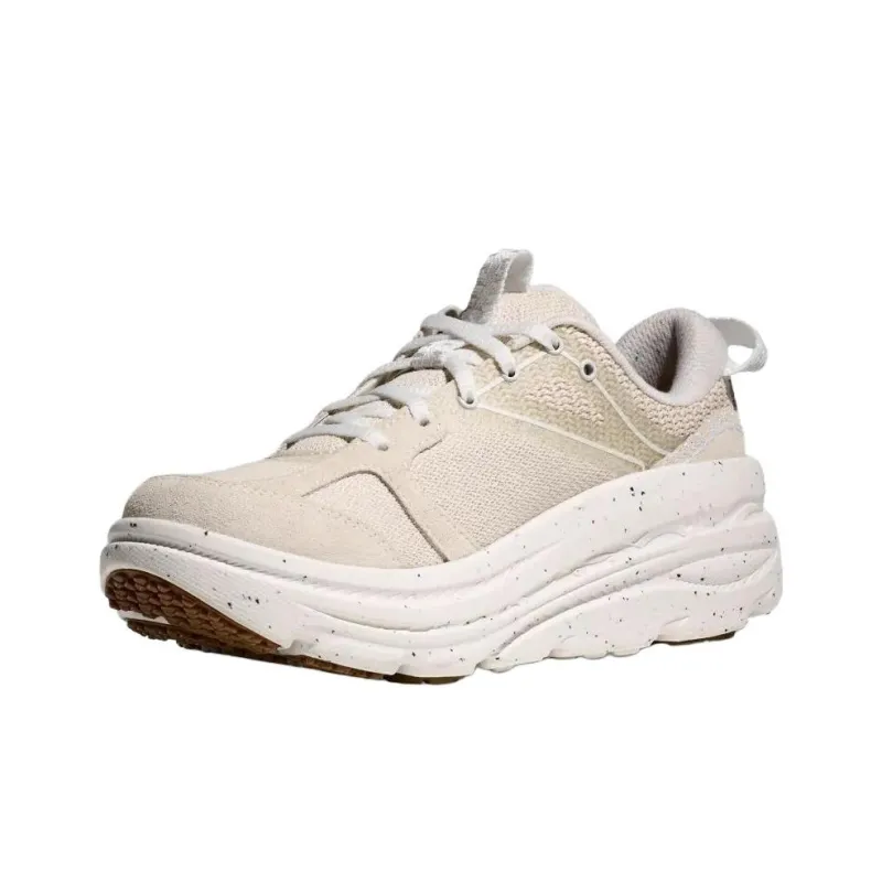 HOKA ONE ONE VIBRANT BLOOM BONDI B3LS Anti Slip Wear Resistant Low Top Running Shoes Unisex Beige-3