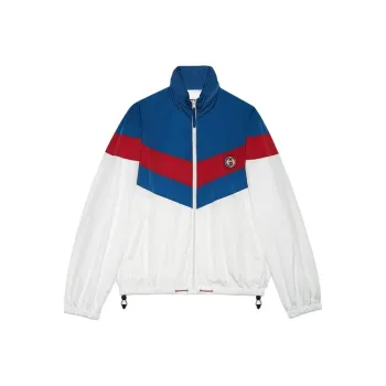 GUCCI Logo Patch Embroidered Track Jacket