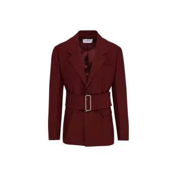 Ferragamo Belted Single Breasted Jacket