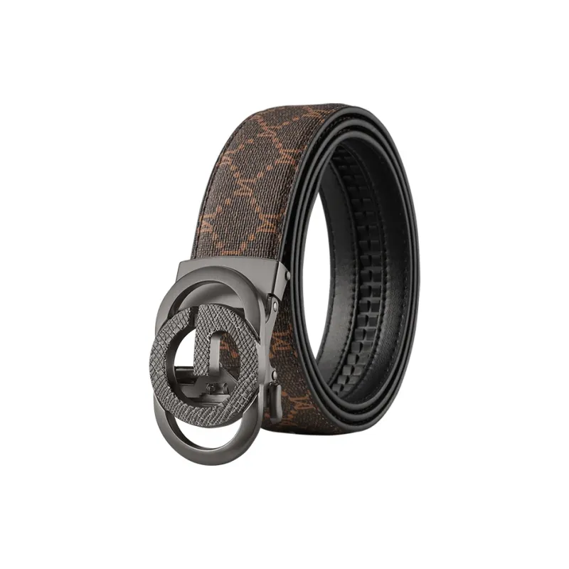 15 MINS Cow Split Leather Belts Men's Width 3.5cm-7