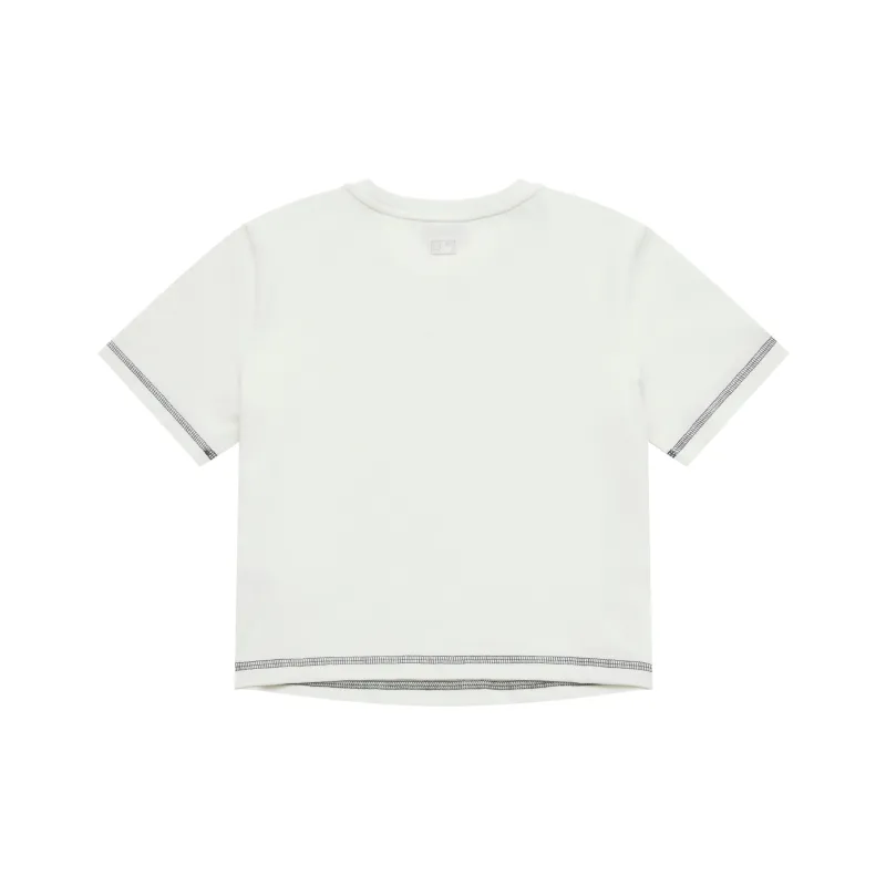 MLB New York Yankees Basic Collection SS25 T Shirt Women's Ivory-1