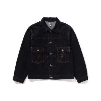 A BATHING APE Head Denim Jacket