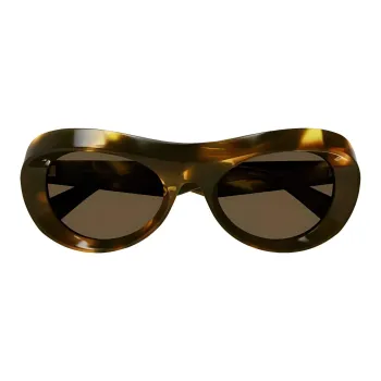 Bottega Veneta Oval Frame Sunglasses