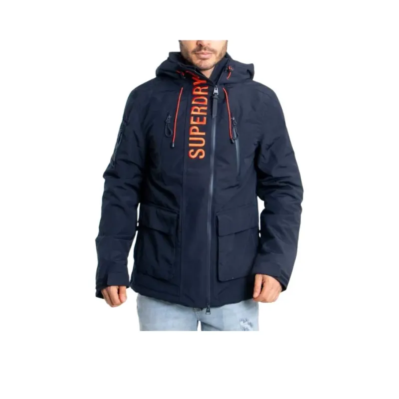 SUPERDRY Jackets Coats Men's Blue-0