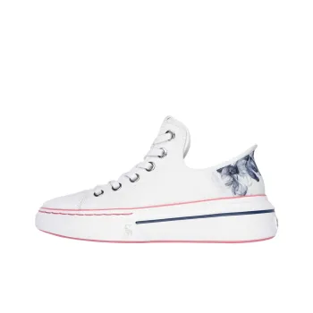Skechers Snoop One Low Top Casual Shoes Women's White Pink