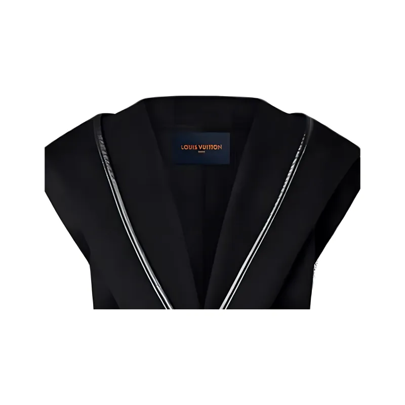 LOUIS VUITTON Coats Women's Black-3