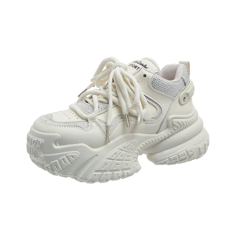 Boldi Kuki Slip Resistant Height Increasing Low Top Chunky Sneakers Women's-9