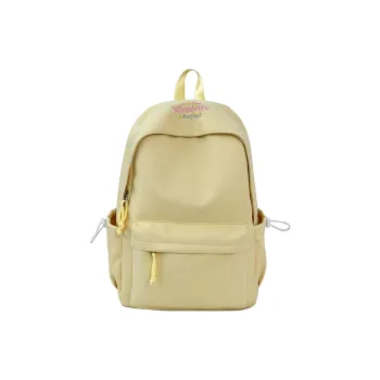 Moonshine Nylon Backpack Unisex Pink/White/Purple/Black/Yellow/Green