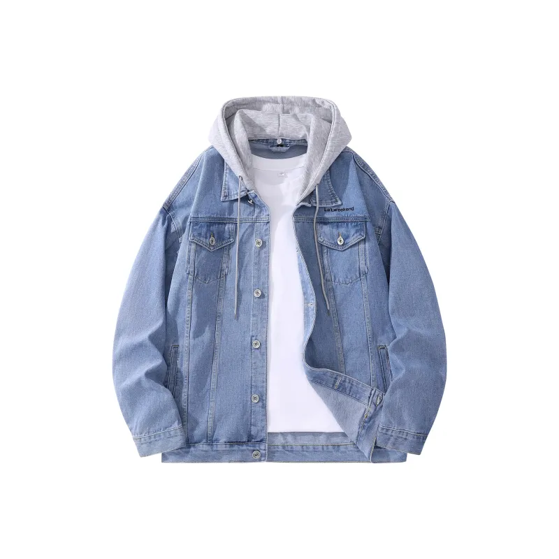 LA'T.WEEKEND Fall Denim Jackets Unisex-2