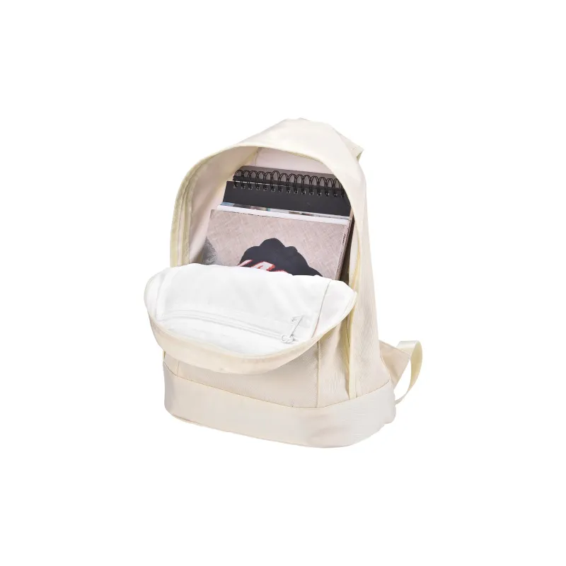QRST NOT For US Collaboration Polyester Backpack Unisex White-13