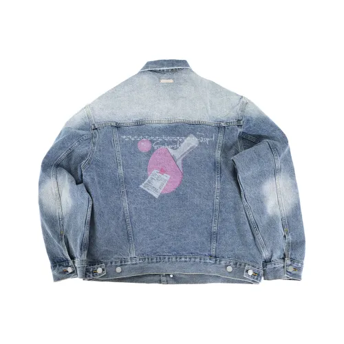 Nothingbutmini By Alphabet Squad Denim Jacket Unisex Denim Blue