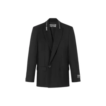 VERSACE JEANS COUTURE Logo-patch Blazer