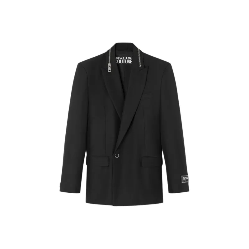 VERSACE JEANS COUTURE Logo-patch Blazer-0