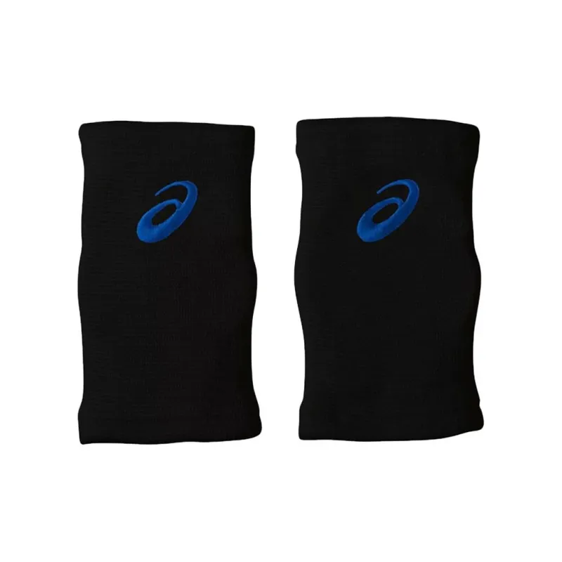 Asics Volleyball Elbow Pads Blue Black Rayon, Polyester, Synthetic Rubber Kids'-0
