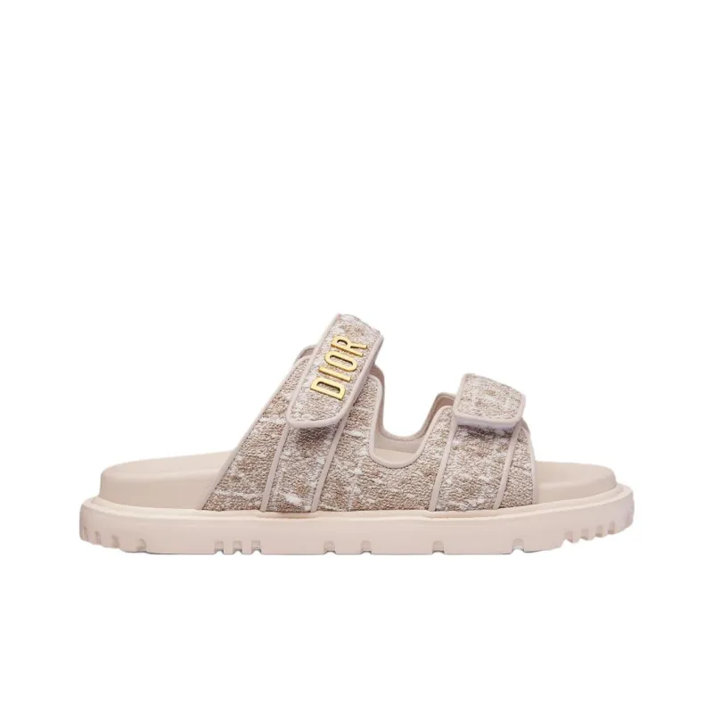 DIOR DiorAct Slide Slippers Women's Beige-1