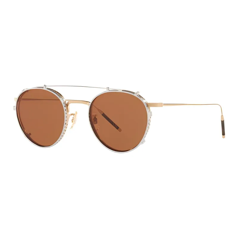 Oliver Peoples Aviator Sunglasses Unisex Gold-0