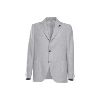 LARDINI Single breasted Wool blend Blazer