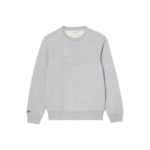 LACOSTE Sweatshirt Men's Mixed Light Gray