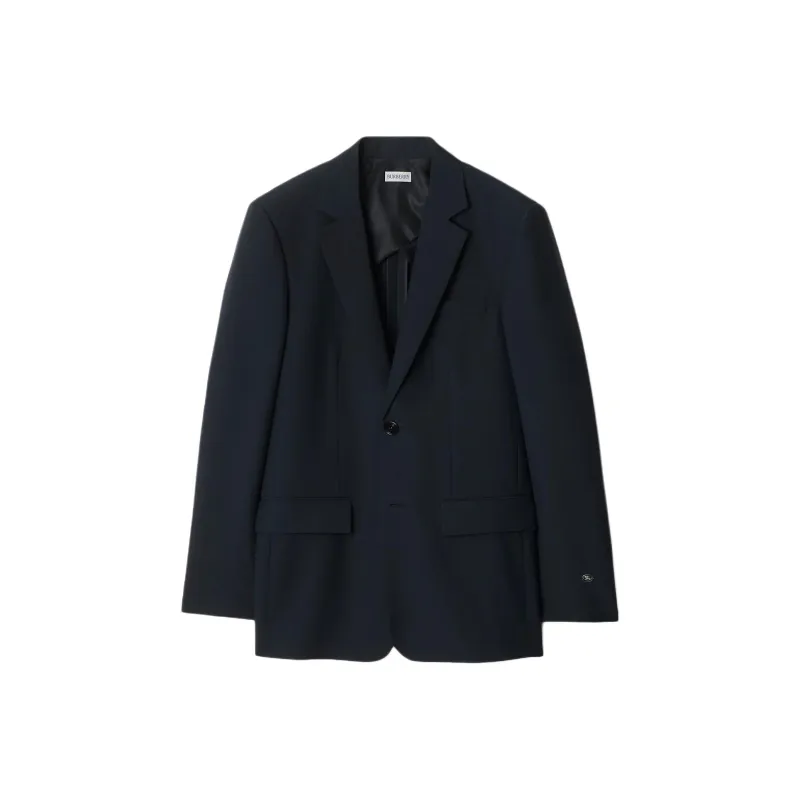 Burberry FW24 Business Suits Coats Men's Marine Blue-0