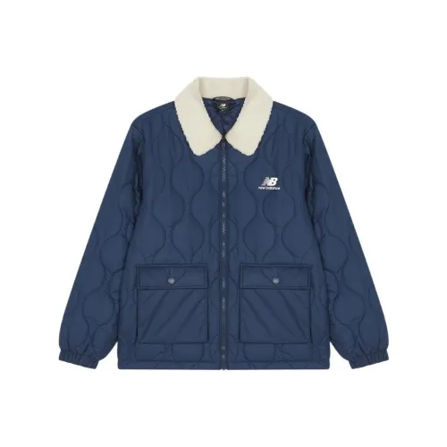 New Balance Puffer Jacket Winter Men's Blue