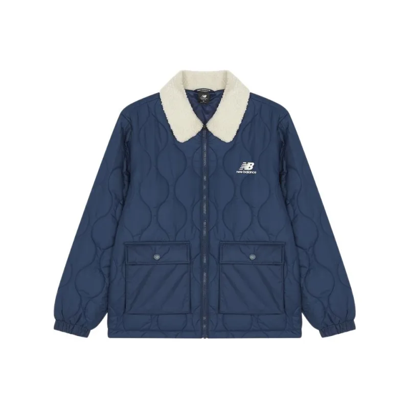 New Balance Puffer Jacket Winter Men's Blue-0