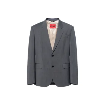HUGO BOSS Business Suit Coat Men's Dark Gray