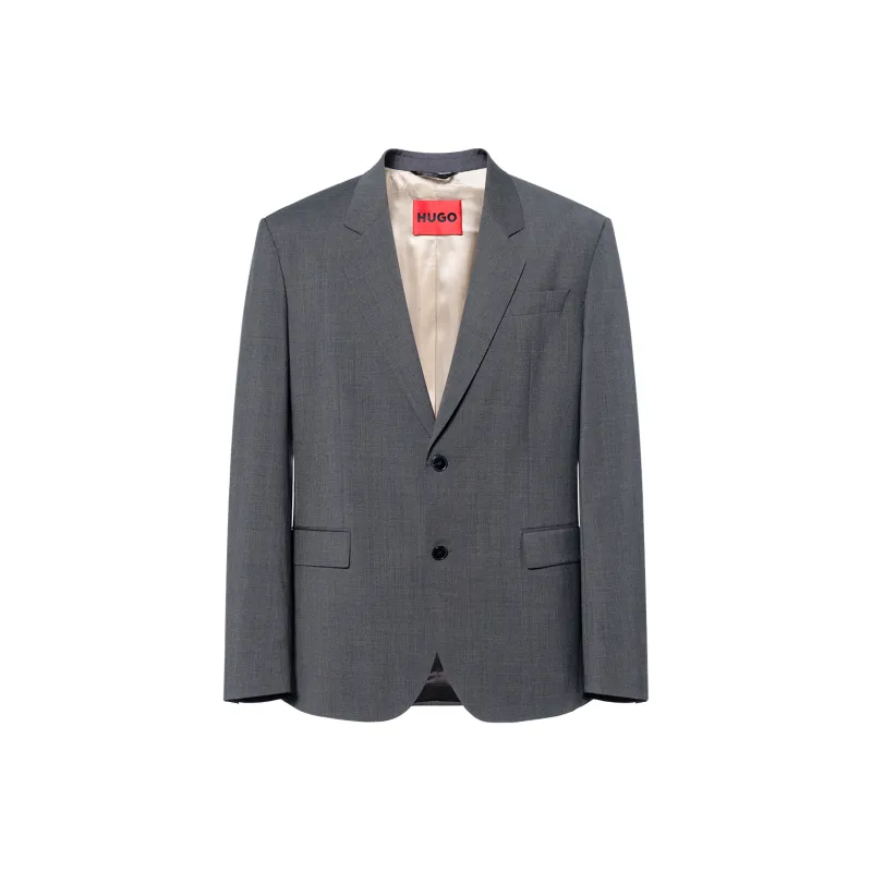 HUGO BOSS Business Suit Coat Men's Dark Gray-0