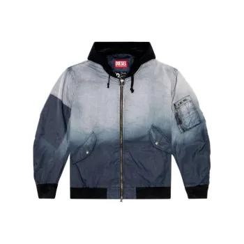 DIESEL J Common Hooded Bomber Jacket