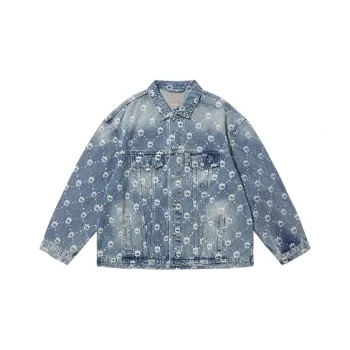 Mishkanyc Denim Jacket Unisex Denim Blue