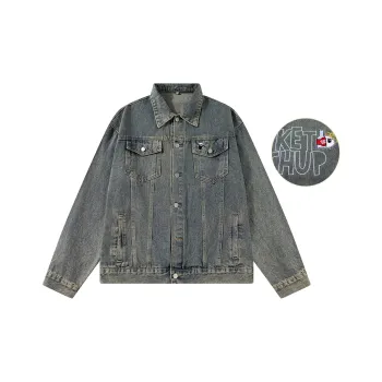SHAUN THE SHEEP Denim Jacket Unisex Vintage Blue