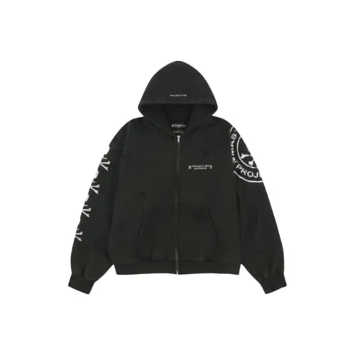 Mastermind Japan X GRAILZ Mastermind JAPAN Collaboration Sweatshirts Unisex Black