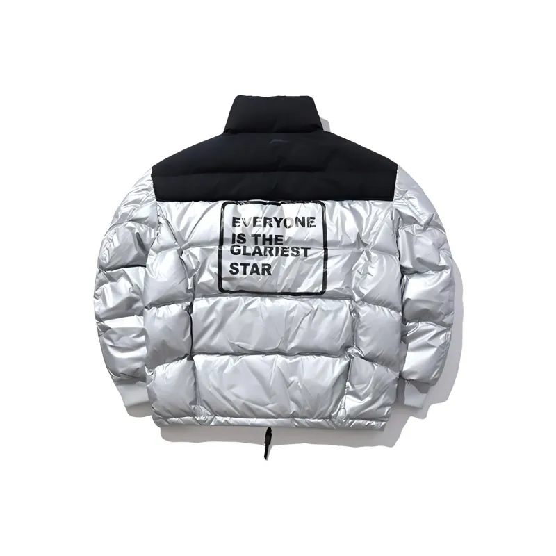 LiNing Down Jacket Men's Silver-1