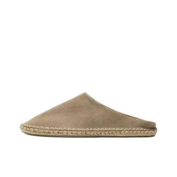 ZARA Abrasion Resistant Closed Toe Slippers Men's Taupe