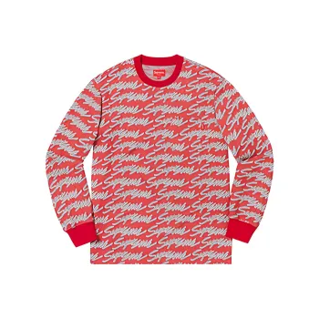 Supreme Signature Script Logo L/S Pocket Tee