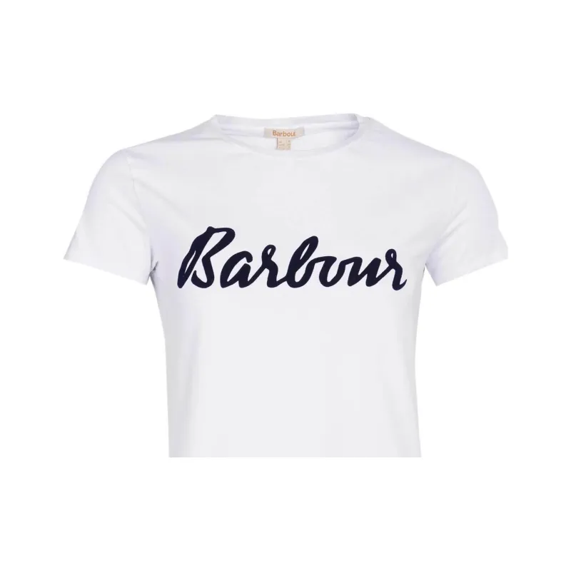 BARBOUR T Shirts Women's White-4