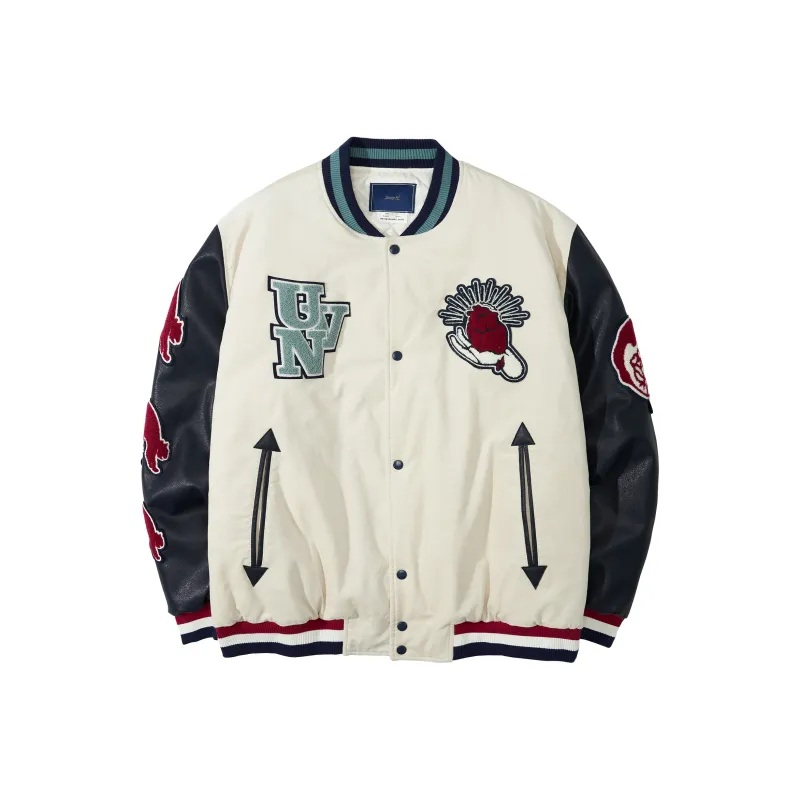 UNVESNO Puffer Jackets Unisex Ecru-0
