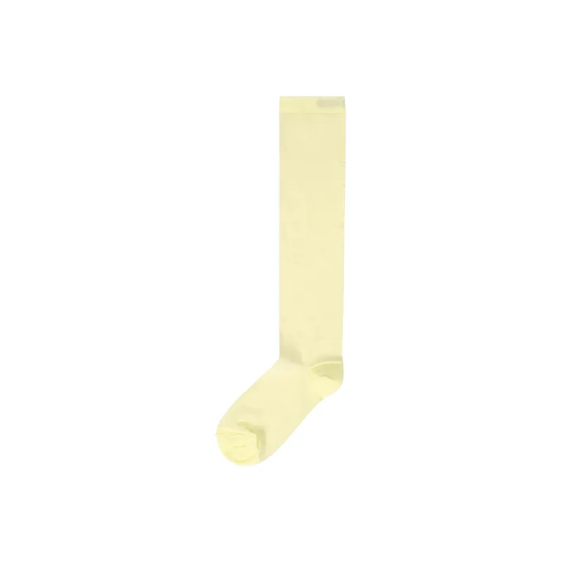 ISSEY MIYAKE SS25 Knee High Socks Women's 1 Pack Yellow-0
